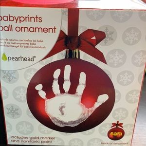 Babyprints ball ornament Pearhead